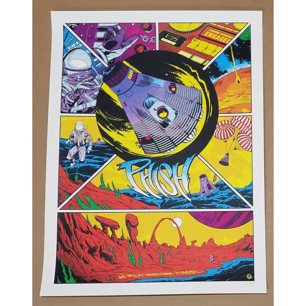 Phish Poster 2024 Chaifetz Arena St Louis Missouri Johnny Dombrowski